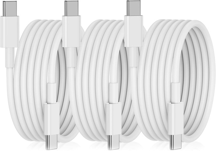 3pack USB C to USB C Cable, 60w (3A) 3FT Fast Long Charger Cord for iPhone 17/16/15/15 Pro/15 Plus/15 Pro Max,iPad Pro12.9/11, iPad mini 6, iPad Air