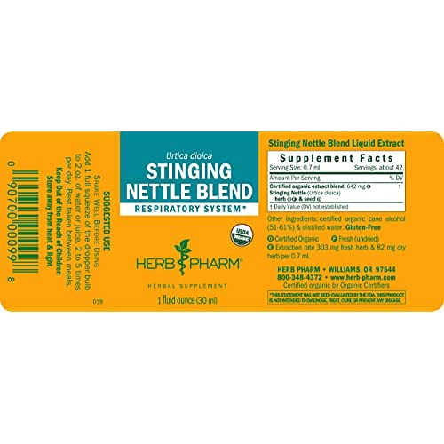 Herb Pharm Stinging Nettle Blend Liquid Extract - 1 Ounce (DNETT01)