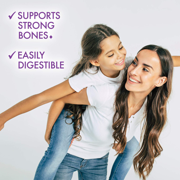 Bluebonnet Nutrition Milk-Free Calcium 1,200 mg Plus Vitamin D3 400 IU - High Potency, Maximum Absorption Strong Healthy Bones & Immune Health Suppor
