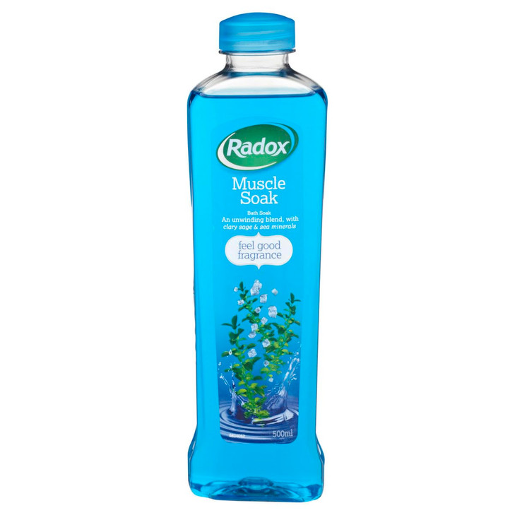Radox Feel Good Fragrance Muscle Bath Soak, Blue, 500ml