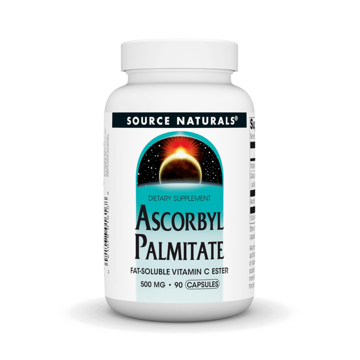 Source Naturals Ascorbyl Palmitate 500mg, 90 Capsules