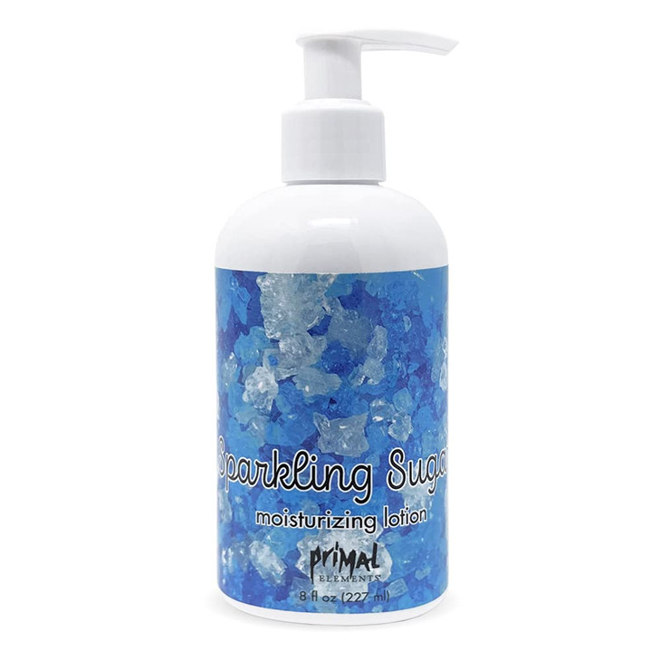 Primal Elements Body Lotion, Moisturizing Shea Butter Cream for Hands & Body, 8 oz - Sparkling Sugar