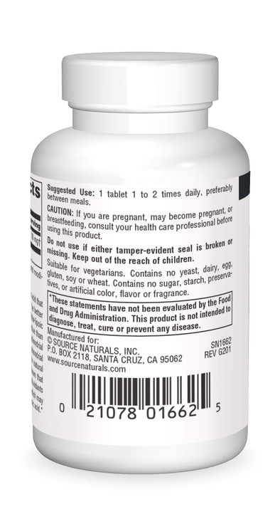 Source Naturals R-Lipoic Acid 50mg, 60 Tablets