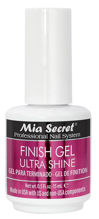 Mia Secret UV Finish Gel, Ultra Shine, No Color, 0.5 Ounce