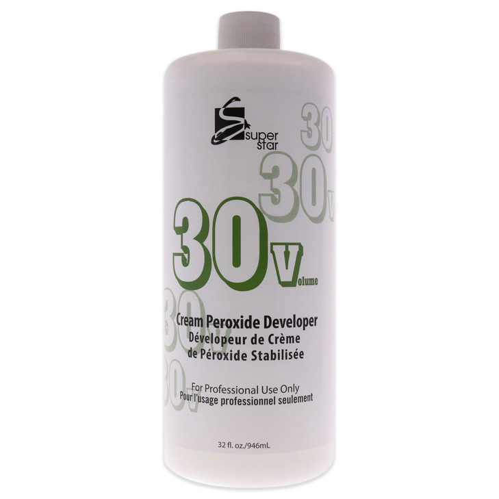 Super Star Superstar Stabilized Cream Peroxide Developer 30v Hc, 32 Oz