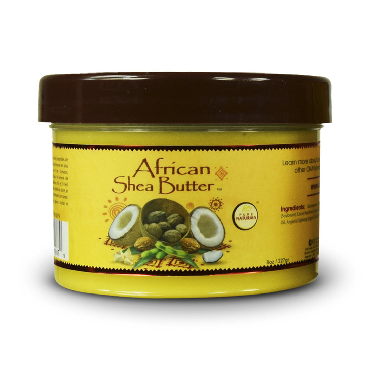 Okay African Body Butter Creamy, Shea, 8 Oz