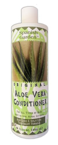 Spanish Garden Original ALoe Vera Conditioner Hair Loss & Split End Formula 16 oz. amtc