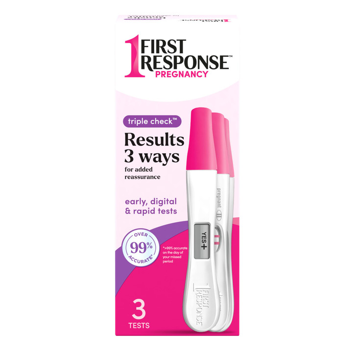 First Response Triple Check Pregnancy Test 3 ct.