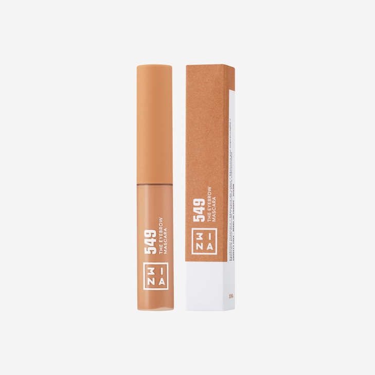 3INA MAKEUP - Vegan - Cruelty Free - The Eyebrow Mascara 549 - Cream - Fixes, Defines, Adds Volume and Control Brows -Non Sticky Gel Formula - Dense