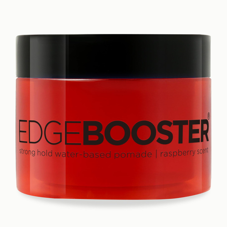 Style Factor Edge Booster Strong Hold Water-Based Pomade | Formulated with Argan Oil for Moisture & High Shine | Long Lasting Edge Control Gel | Rasp