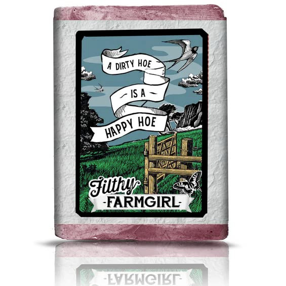 Filthy Hoe Cardamom Rose Soap Bar, Pink, 5 Ounce, 1 Count