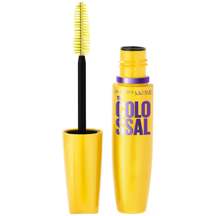 Maybelline Volum' Express The Colossal Washable Mascara, Volumizing, Glam Brown
