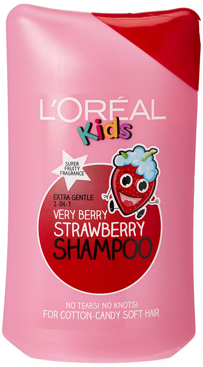 LOreal Paris Kids Extra Gentle 2in1 Shampoo - Very Berry Strawberry (250ml)