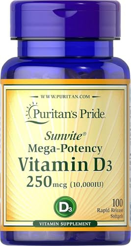 Puritan's Pride Vitamin D3, 100 Count