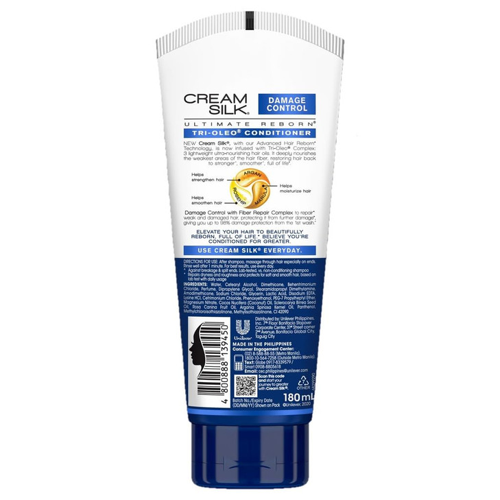 Cream Silk reCONSTRUCT Damage Control Conditioner 180mL