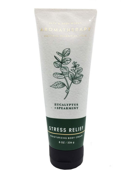 Bath & Body Works Aromatherapy Stress Relief Eucalyptus Spearmint Body Cream 8 Ounce