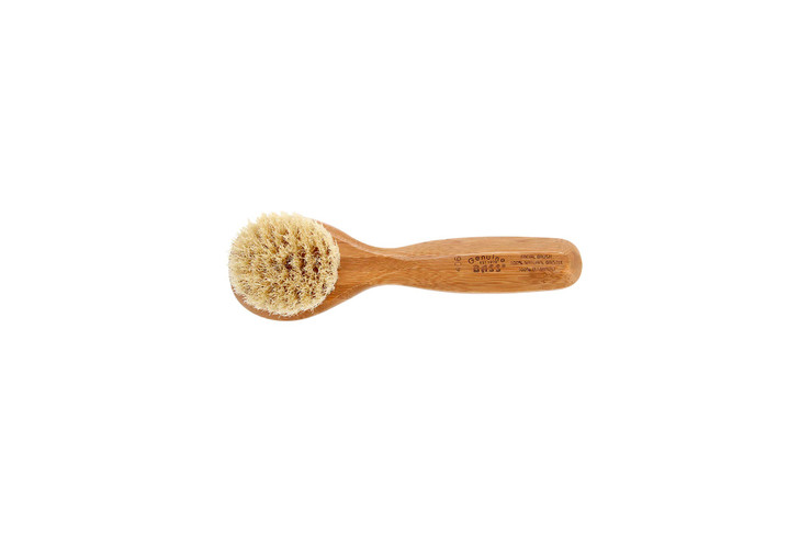 Facial Cleansing Brush - Natural Bristle Wood Handle