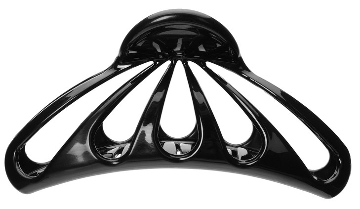 France Luxe Large Nautilus Claw Clip - Black