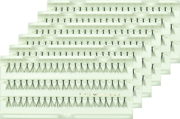 6packs Eyelashes - Flare Med by Christina
