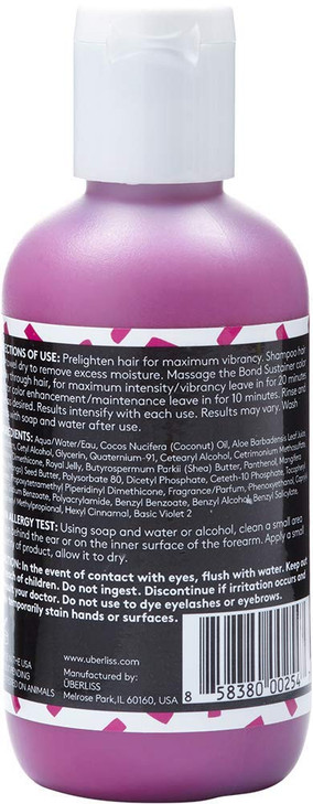 Bond Sustainer Color (Magenta Orchid) 3.7oz - Color Depositing Conditioner - Semi Permanent Direct Dye - Rebuild Broken Bonds - For Healthy Hair