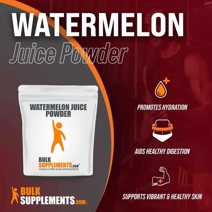 BulkSupplements.com Watermelon Juice Powder - from Watermelon Fruit, Fruit Powder, Hydation Supplement - 700mg per Serving, 100g (3.5 oz) (Pack of 1)