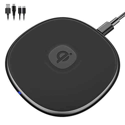 NANAMI Fast Wireless Charger, Qi-Certified 15W Max Wireless Charging Pad, Compatible with iPhone 17/17 Air/16/15/14/13/13 Pro Max, Phone Charger for