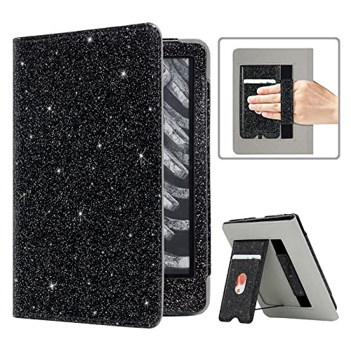 RSAquar Kindle Paperwhite Case for 11th Generation 6.8" and Signature Edition 2021 Released, Premium PU Leather Cover with Auto Sleep Wake, Hand Stra