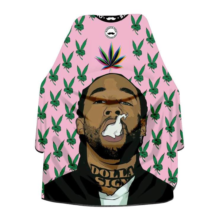 Professional Hair Cutting Barber Cape, Waterproof Barber Cape for Men Polyester Hair Styling Cape, for Home Salon and Barbershop