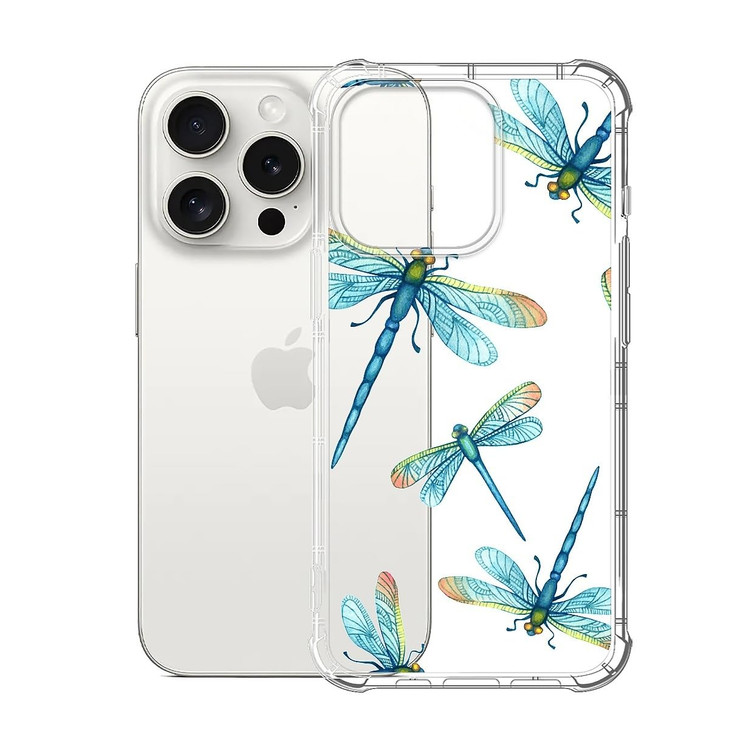 ZHEGAILIAN Case for iPhone 16 Pro Max, [Military-Grade Protection All-Around Shockproof Corners] Clear TPU Bumper Case for iPhone 16 Pro Max - Dragon