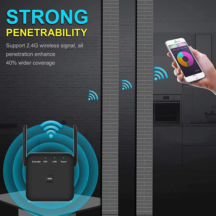 2025 Fastest WiFi Extender, WiFi Repeater, WiFi Booster, Covers Up to 10000 Sq.ft and 60 Devices, Internet Booster - with Ethernet Port, Quick Setup,