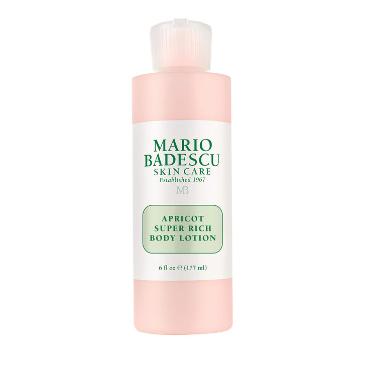 Mario Badescu Apricot Super Rich Body Lotion Enriched with Vitamins A and E - Delicately Scented Lotion with Nourishing, Skin-Softening Formula - Ide