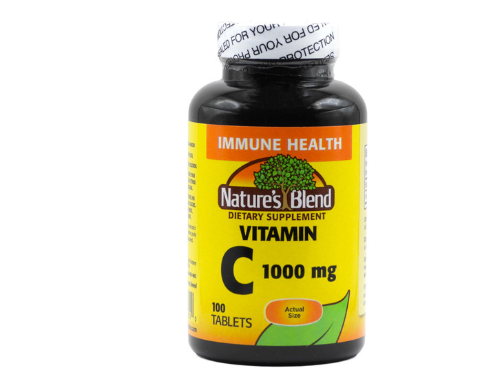Nature's Blend Vitamin C 1000 mg 100 Tablets