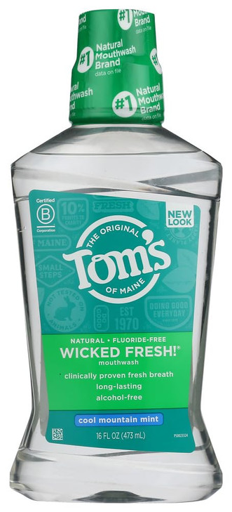 Toms of Maine Mouthwash Wkdfrsh Mint Mn