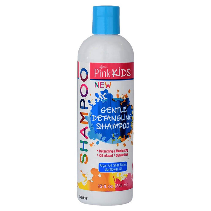 Pink Kids Gentle Detangling 12 Fl. Oz. Made with Argan Oil, Shea Butter and Sunflower Oil