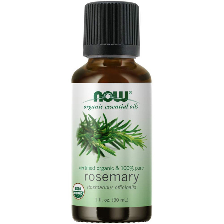 Now Foods Rosemary Oil Certified Organic 1 fl oz (30 ml) Liquid