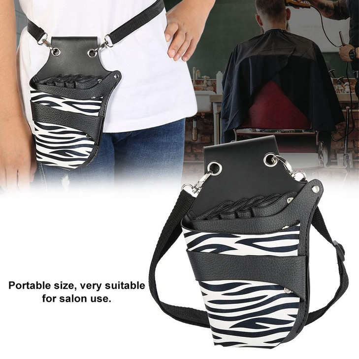 Hair Scissor Holster, Hairdressing Pouch Barber Shears Holster Hairdressing Salon Scissors Kit Bag Scissors Holder Pouch for Hair Stylist with Rivet