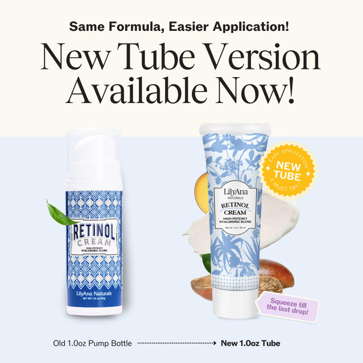 LilyAna Naturals Anti Aging Retinol Face Cream for Women  Wrinkle & Neck Cream for Firming, Retinol Moisturizer for Face with Hyaluronic Acid, Hydra