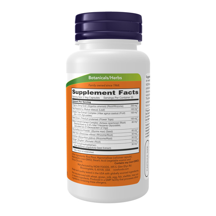 NOW Supplements, Menopause Support, Blend Includes Standardized Herbal Extracts and Other Nutrients, 90 Veg Capsules