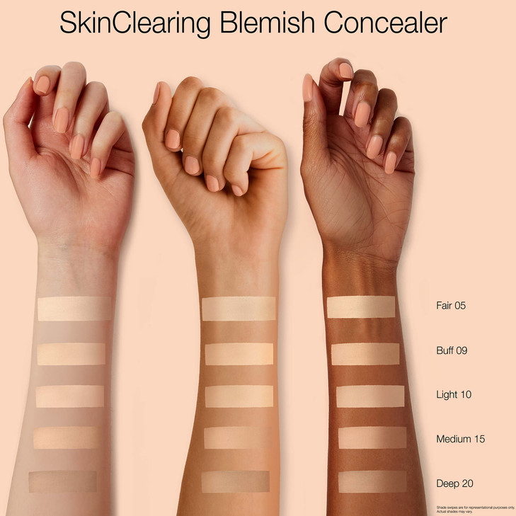 Neutrogena SkinClearing Blemish Concealer Face Makeup with Salicylic Acid Acne Medicine, Non-Comedogenic and Oil-Free Concealer Helps Cover, Treat &