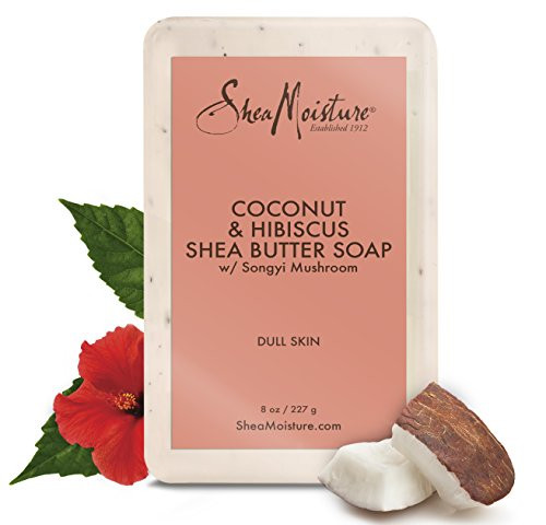 Shea Moisture Coconut & Hibiscus Shea Butter Soap, 8 Ounce