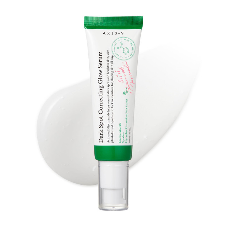 AXIS-Y Dark Spot Correcting Glow Serum - 5% Niacinamide Dark Spot Remover For Face - Vegan Korean Skin Care Niacinamide Serum for All Skin Types - 1.