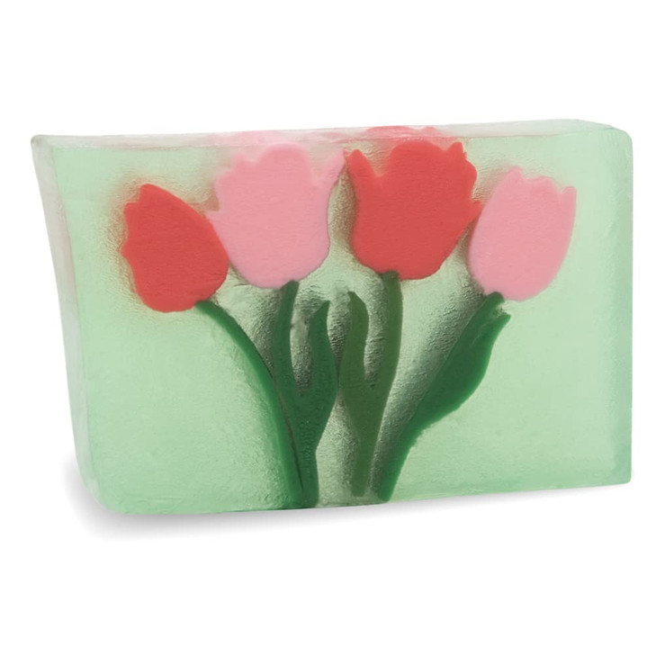 Primal Elements Wrapped Bar Soap, Tulips, 5.8 Ounce