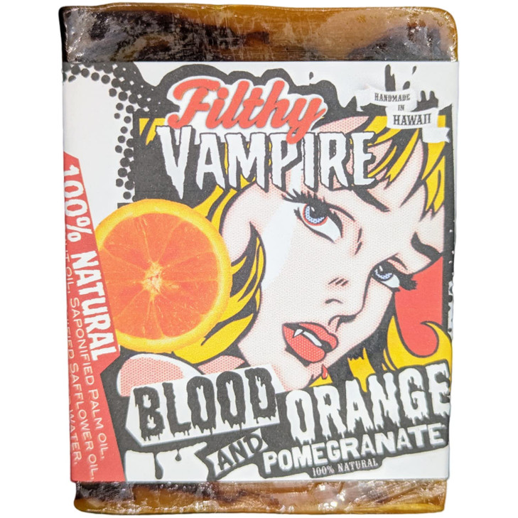 Filthy Vampire Blood Orange BAR SOAP Orange Pomegranate Turmeric