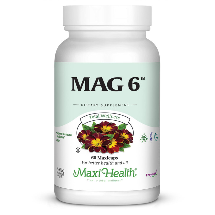 Magnesium B6 Mag 6 Magnesium Glycinate with Vitamin B6 Promote Healthy Bone Mineralization, Support Nerve & Muscle Function, Energy Metabolism - Non-