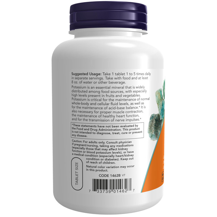 Now Foods Potassium Gluconate 99 Milligrams - 250 Tablets
