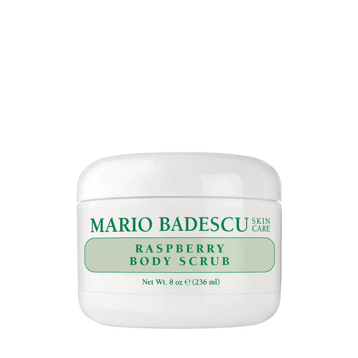 Mario Badescu Raspberry Body Scrub for All Skin Types |Exfoliating Body Scrub that Softens and Renews |Formulated with Raspberry Seeds & Papaya Extra