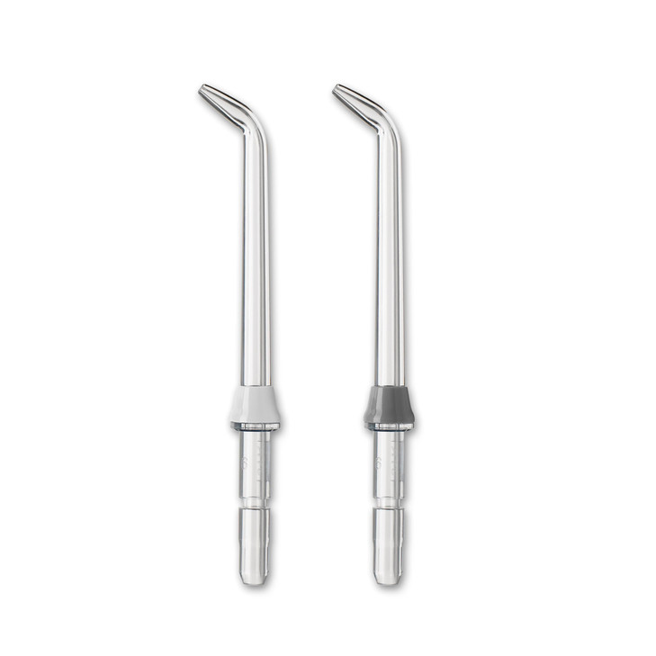 Waterpik Genuine Precision Tips Replacement for Water Flossers (Formerly Classic Jet) Refill Heads Nozzles, JT-100E, 2 Count (assorted colors)