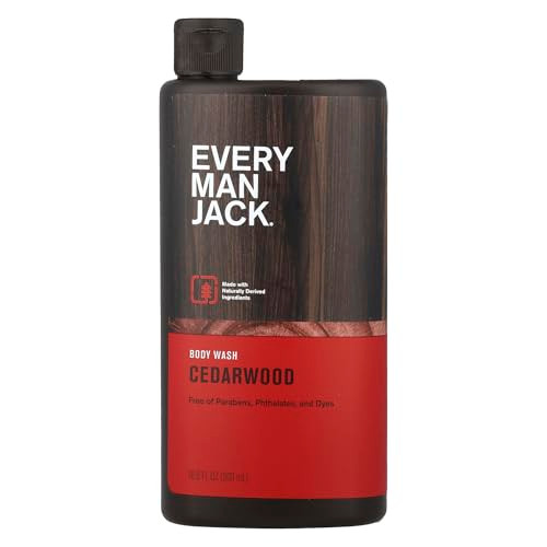 Every Man Jack Body Wash and Shower Gel Cedarwood, 16.9 Ounce