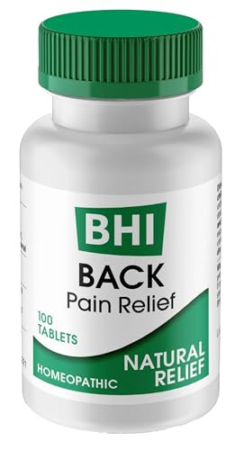MediNatura BHI Back  Back Relief Tablets  Natural Homeopathic Formula for Muscle Stiffness & Muscle Spasms  Fast-Acting, Non-Drowsy  100 Count