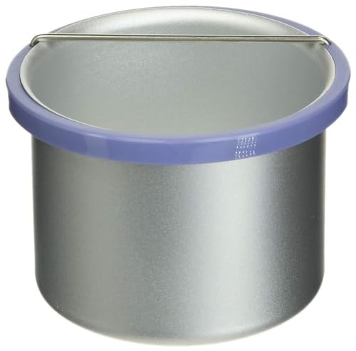 Satin Smooth Empty Metal Wax Pot Can - Reusable Wax Warmer Container Insert for Hard Wax, Soft Wax, and Paraffin Wax